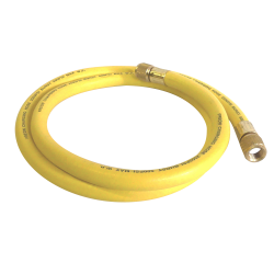 Flexible jaune 60Y-65 gros débit en 3/8'' SAE, longueur 1m50